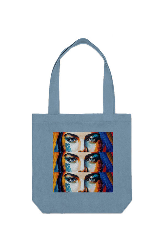 Denim Carrie Tote